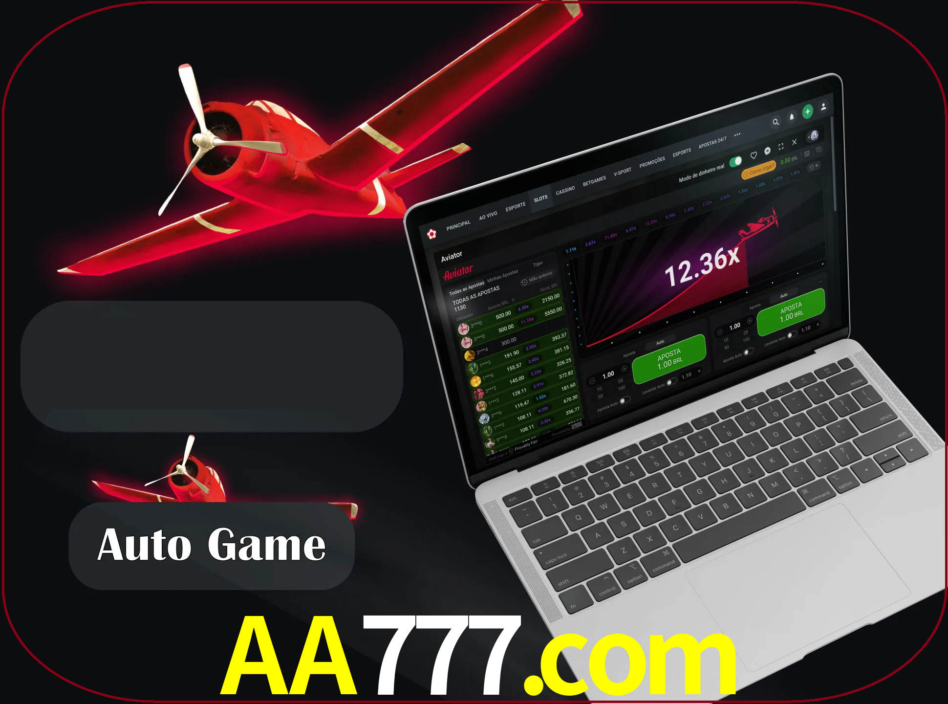 No modo automático, os jogos apostam e sacam seu dinheiro automaticamente.